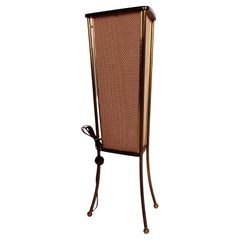 Vintage Schaub Lorenz Stereovox-S 50s 60s Floorstanding Side Table Speaker Walnut