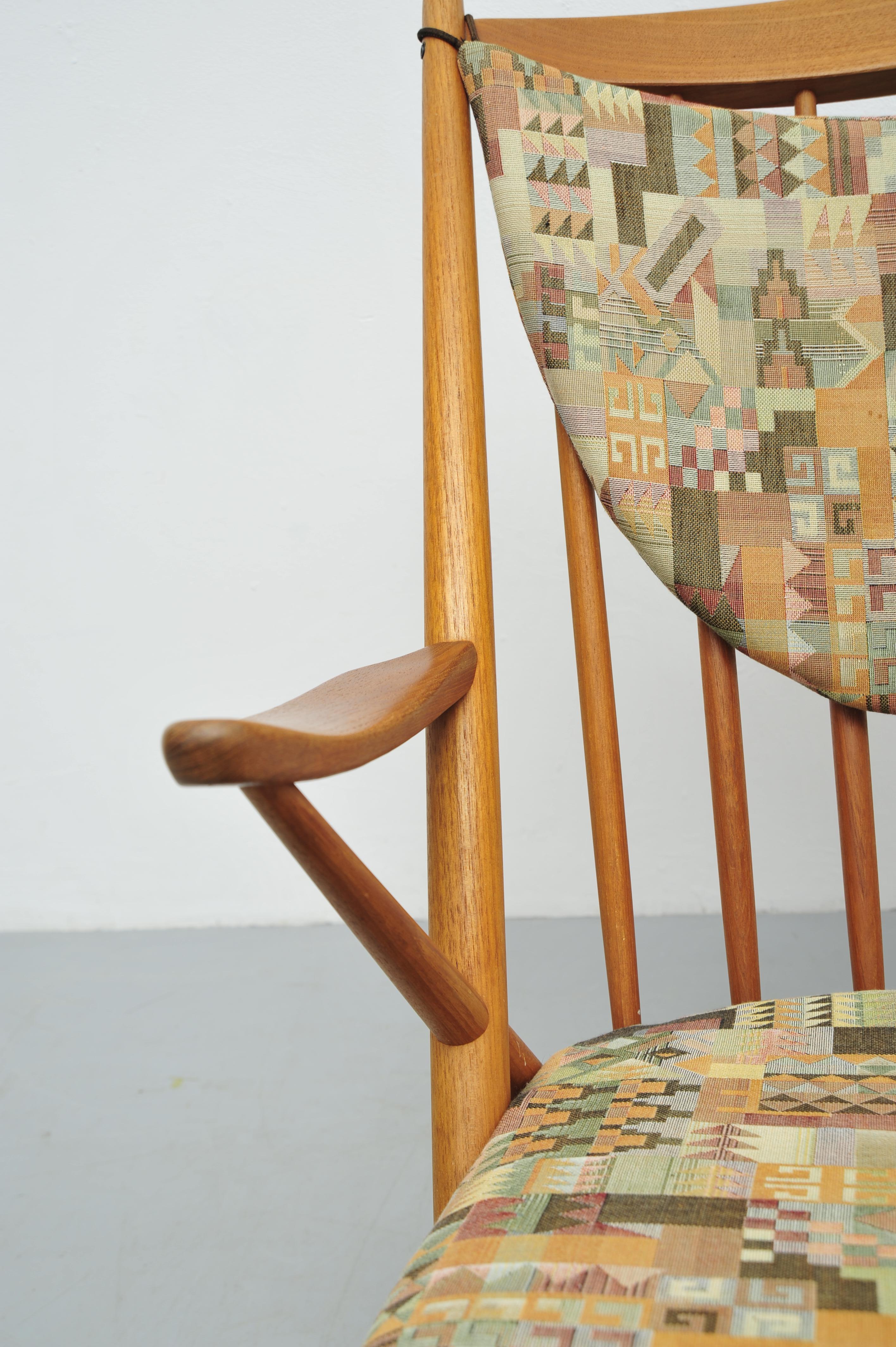 20th Century Schaukelstuhl Frank Reenskaug für Bramin Teakholz 1960