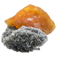 Scheelite from Xue Bao Ding Mine, Ping Wu, Sichuan Province, China