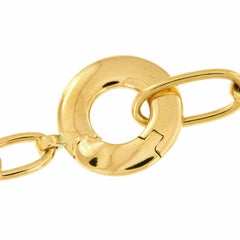 Scheffel, Schmuck 18 Karat Gold Handmade Link Bracelet