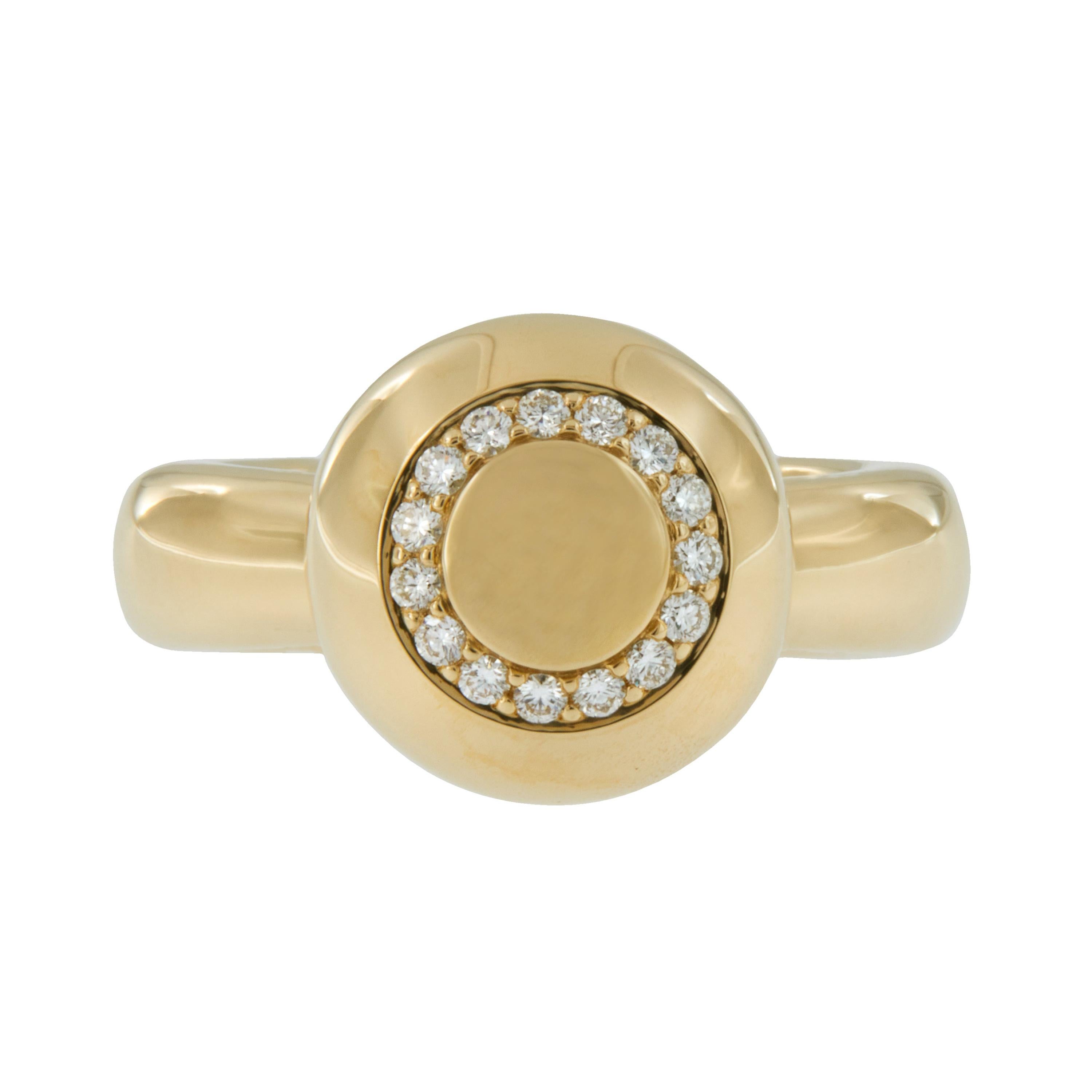 Scheffel, Schmuck Bubbles Collection 18 Karat Gold and Diamond Ring For  Sale at 1stDibs