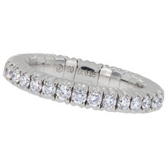 Scheffel, Schmuck Stretchable 18 Karat Gold and Diamond Eternity Ring