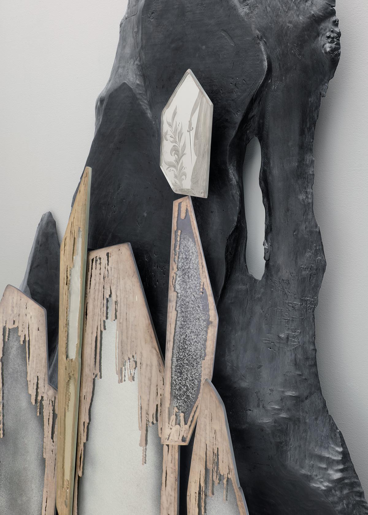 Italiano Specchio Schegge di Vetralia in vendita