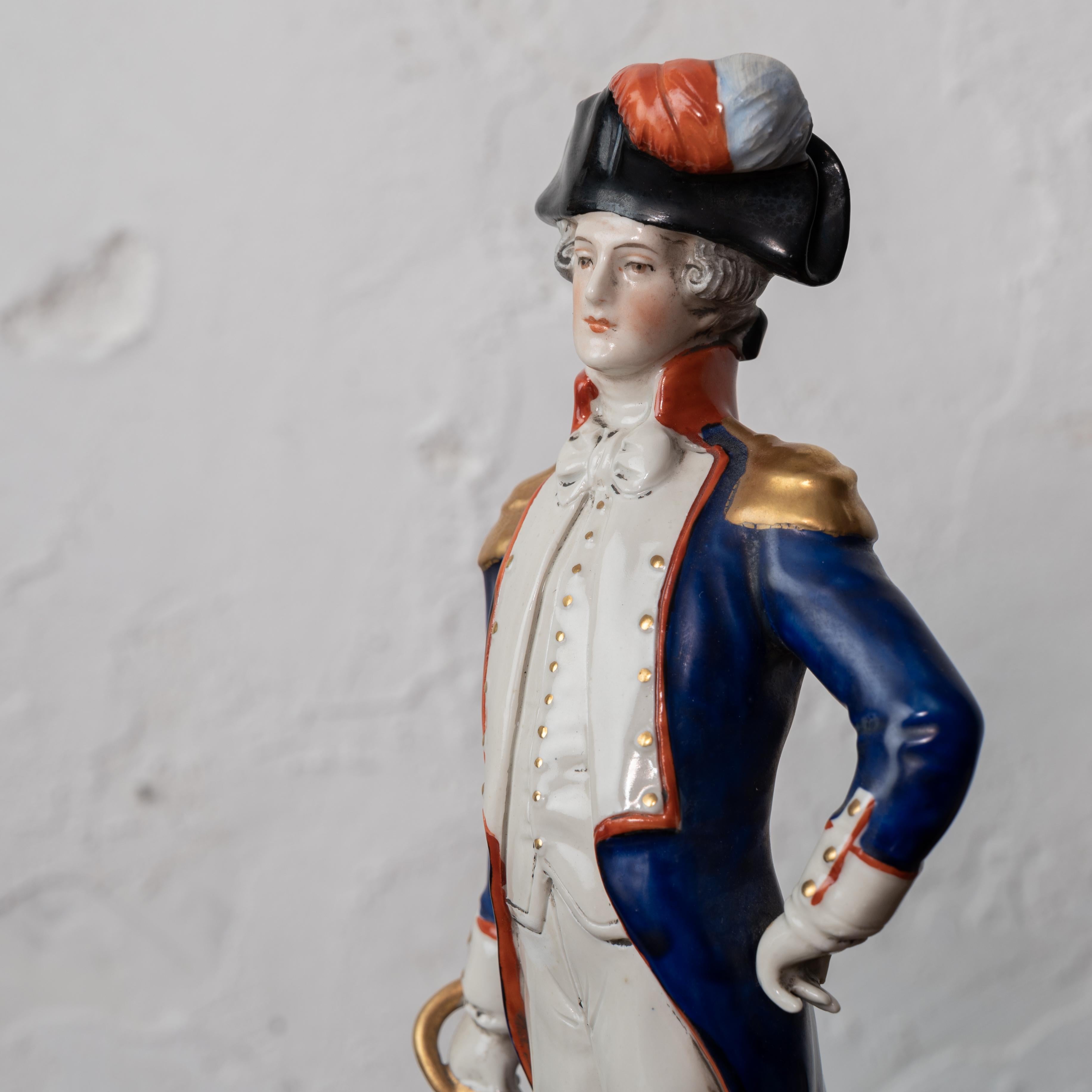 Other Scheibe-Alsbach LaFayette Porcelain Figurine For Sale