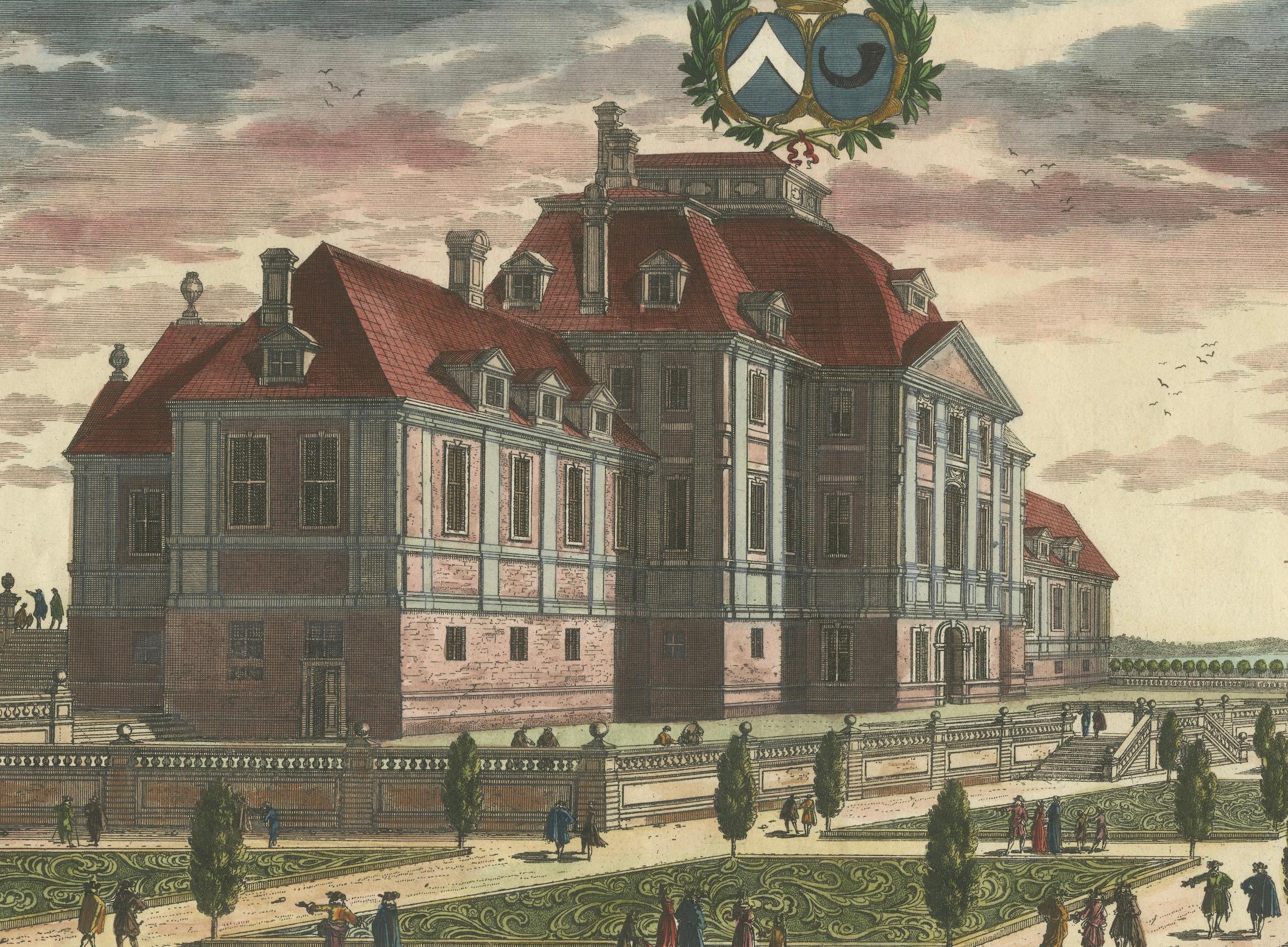 Das Herrenhaus Schelenora: The Elegance of 17th Century Swedish Nobility, ca.1699 (Graviert) im Angebot