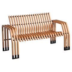 "Scheletro" Bench by Kari Asikainen, P. O. Korhonen Oy, Finland, 1980s