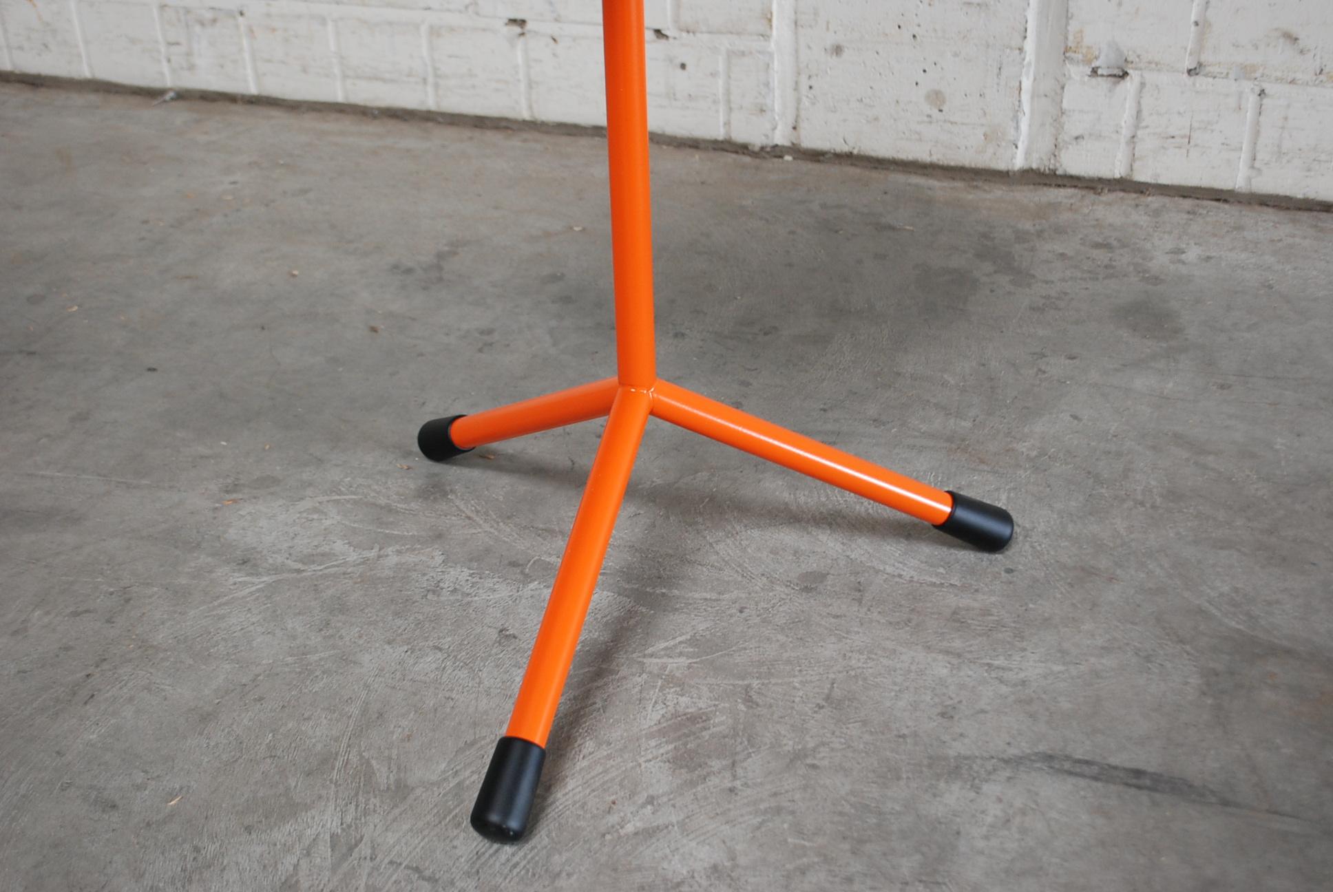 Rubber Schellmann Art Furniture Minimal Conceptual Orange Round Table