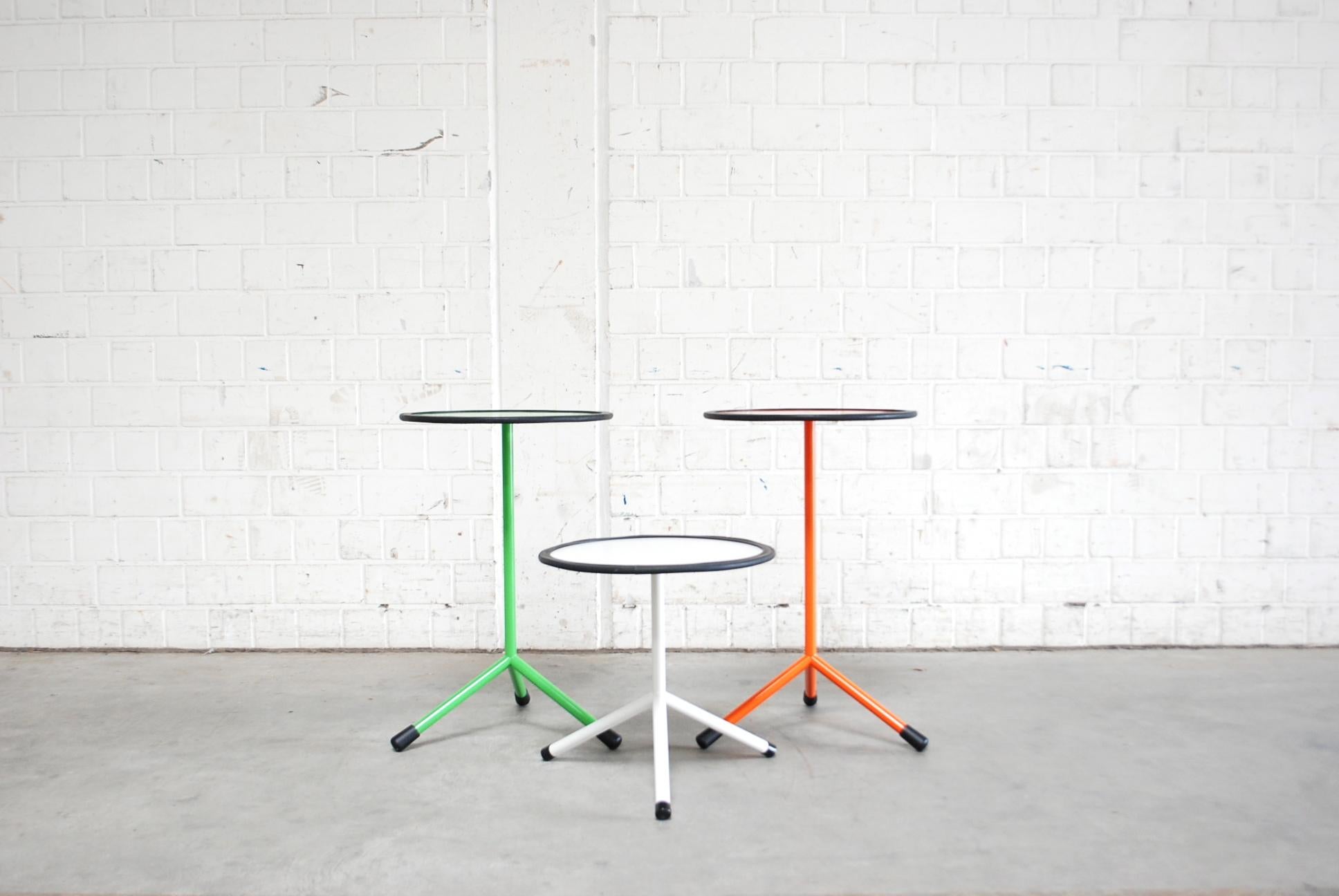 Schellmann Art Furniture Minimal Conceptual Orange Round Table 1