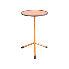 Schellmann - Art Furniture - Table ronde orange minimaliste conceptuelle