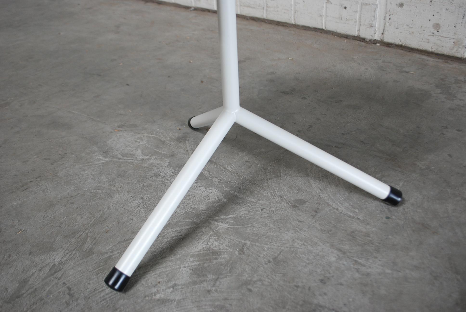 Lacquered Schellmann Art Furniture Minimal Conceptual White Low Round Table