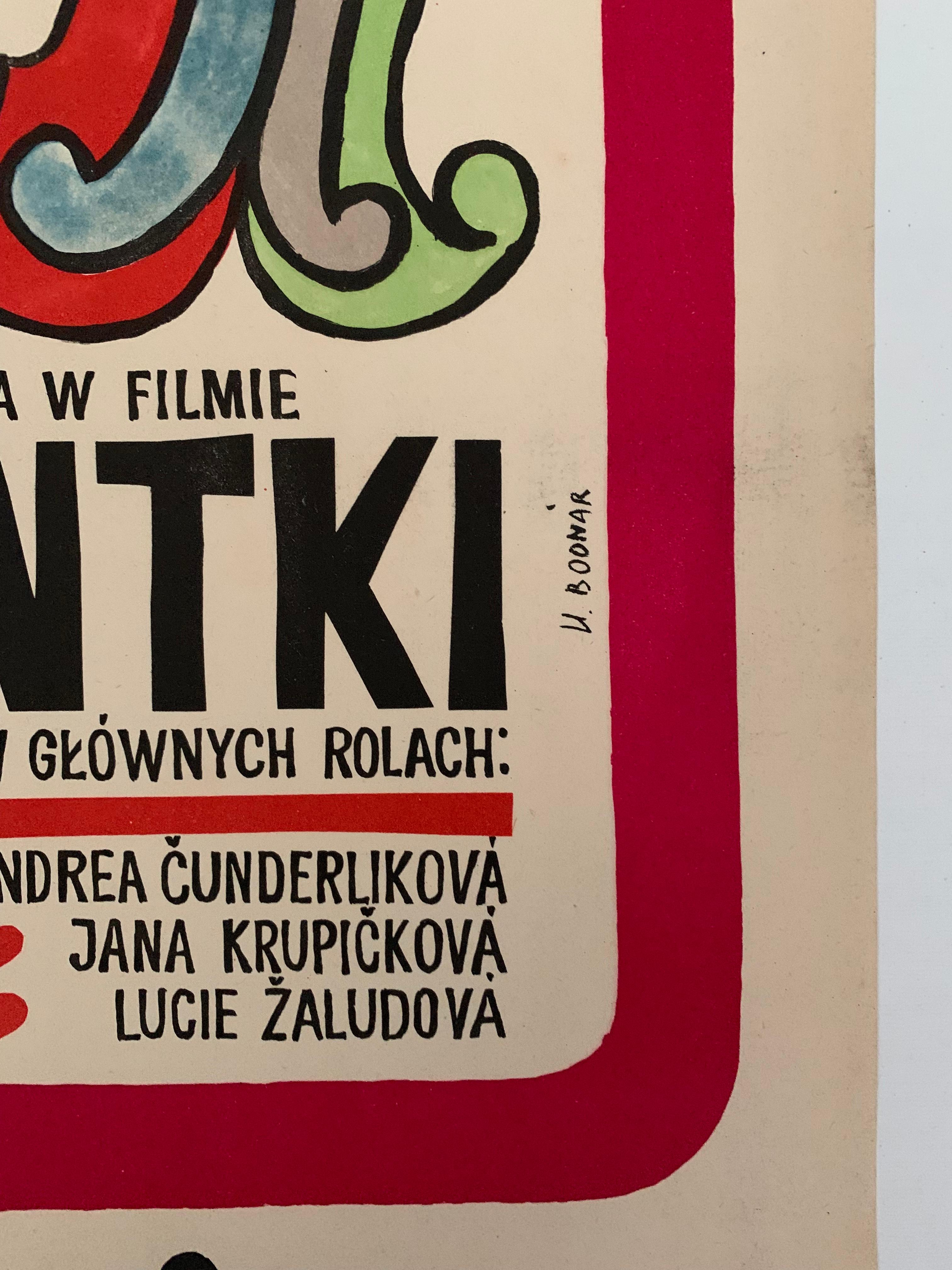 Other Schemers, Vintage Polish Film Poster by Hanna Bodnar, 1967 For Sale