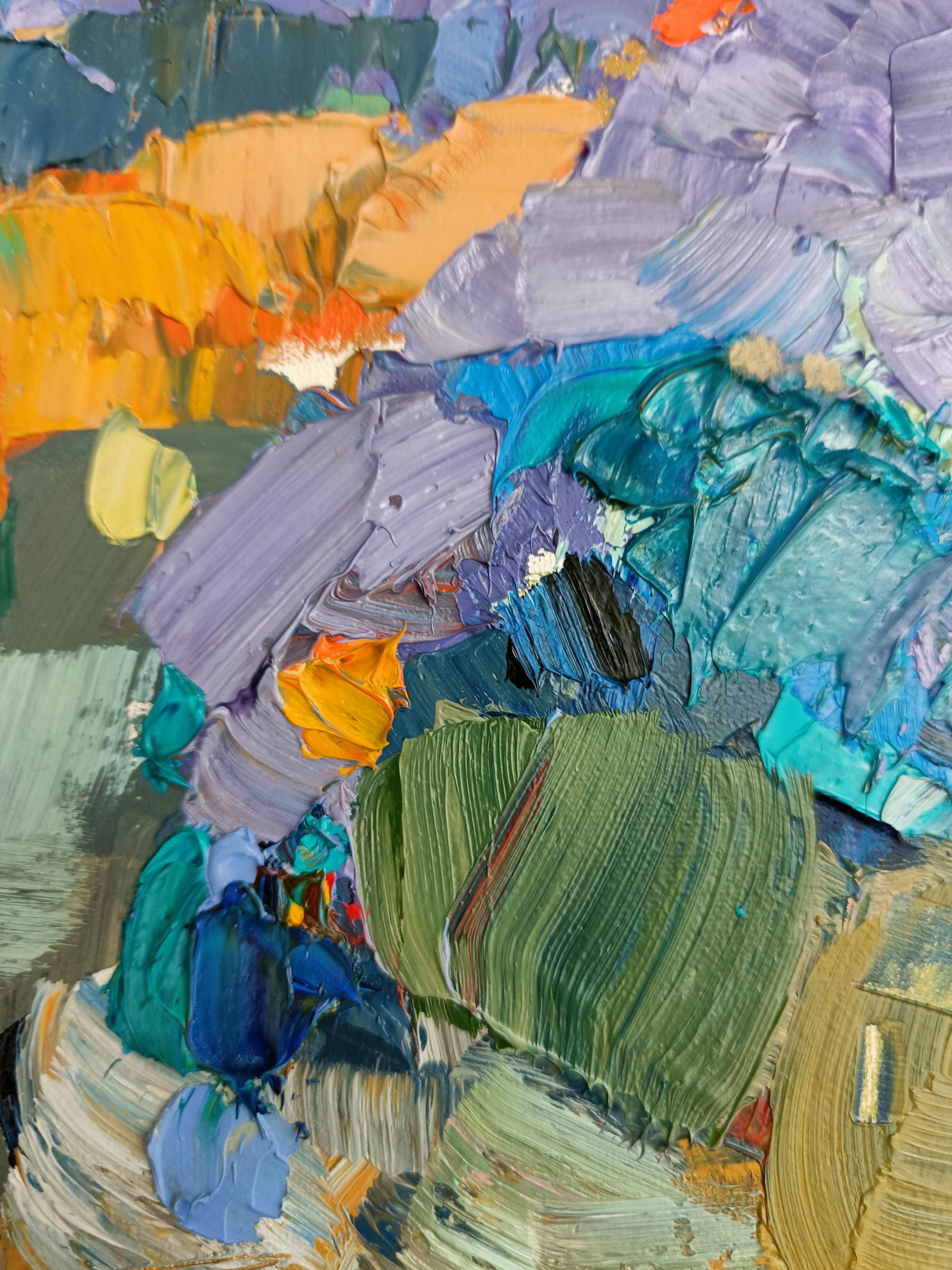 Lavendel - Painting by Scherer Jana