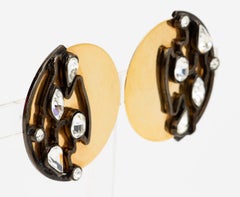 Scherrer 80's Oversize Clip Earrings
