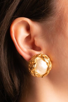 Scherrer earrings by Jean-Louis Scherrer circa 1990
