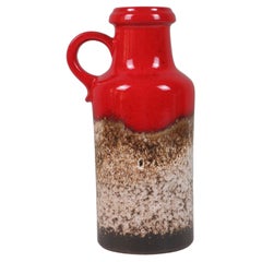 Scheurich Fat Lava Ear Vase – Model 407-35, West Germany, 1970