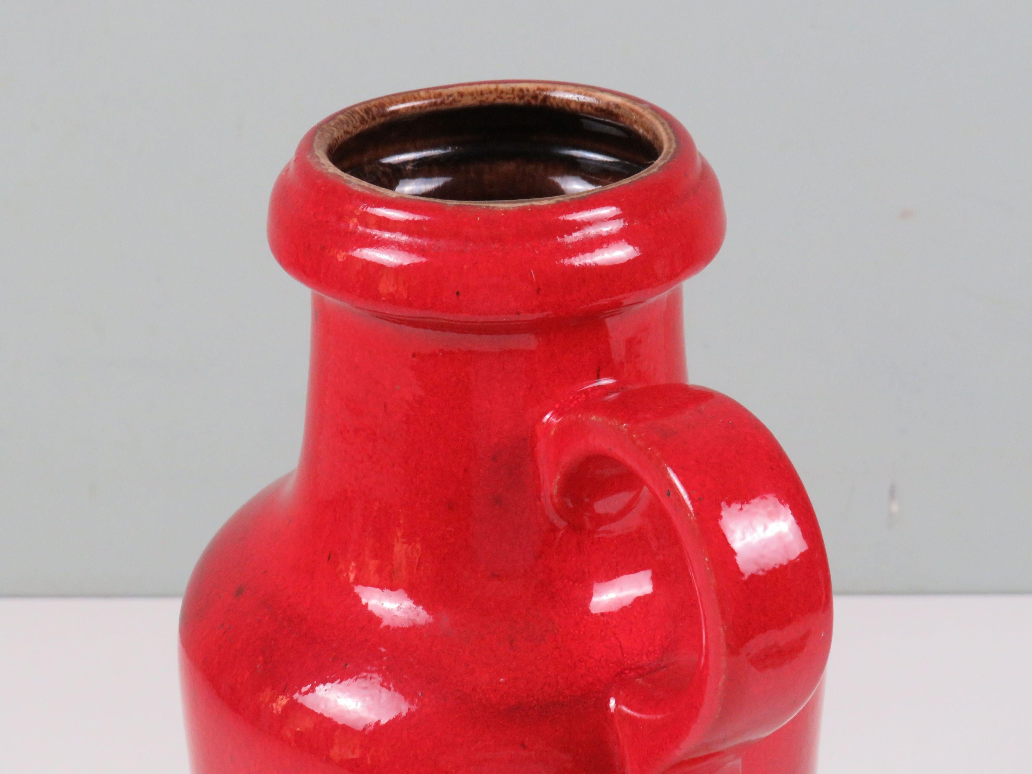 Scheurich Fat Lava Ear Vase – Model 407-35, West Germany, 1970 im Zustand „Gut“ im Angebot in Herentals, BE