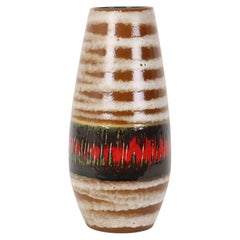 Scheurich Fat Lava Lora Vase, Glazed Ceramic