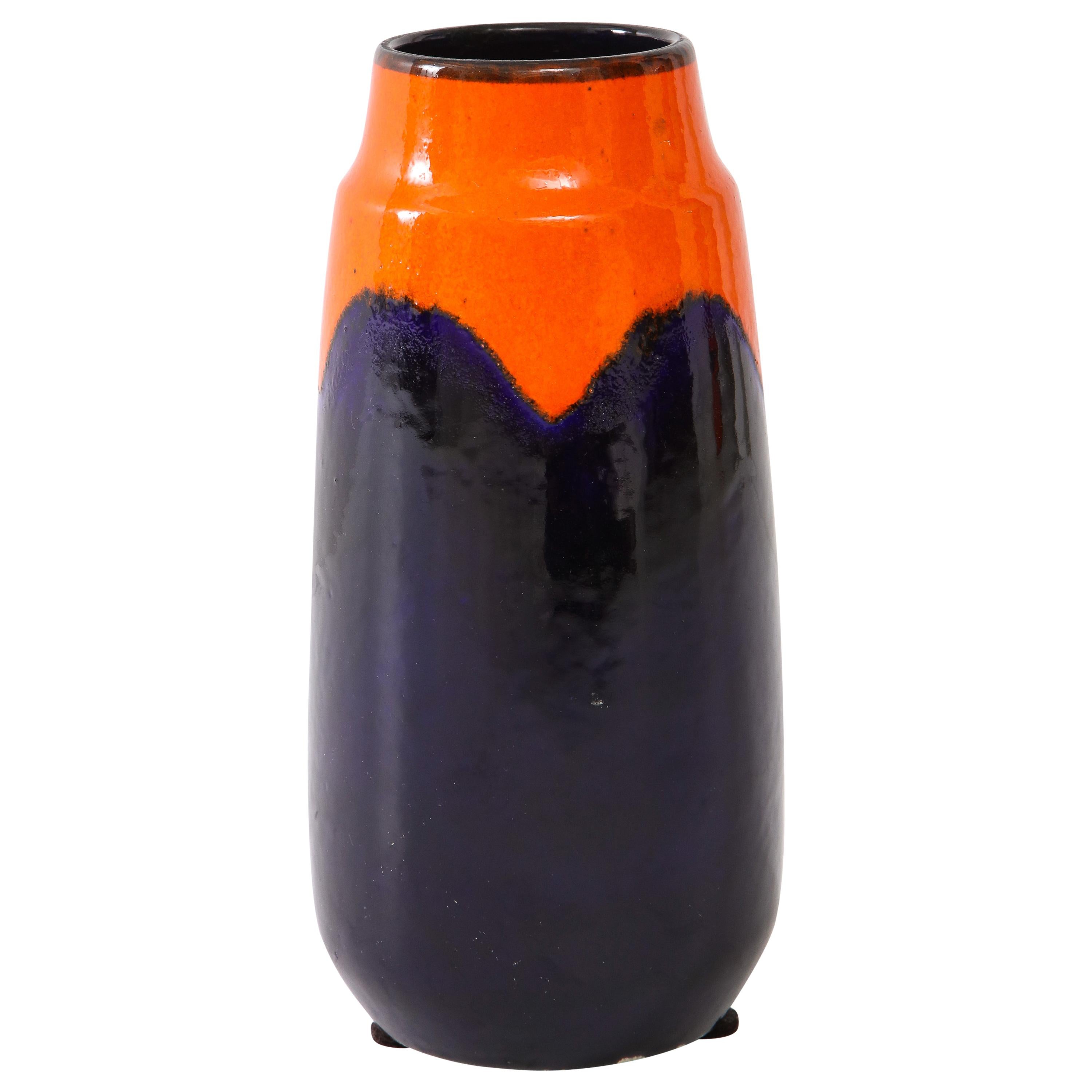 Scheurich Keramik Ceramic Glazed Vase For Sale