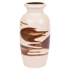 Scheurich Keramik vase en poterie d'art au design abstrait du milieu du siècle dernier