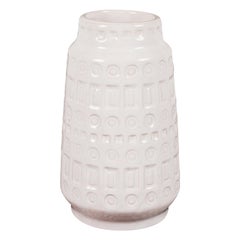 Scheurich Keramik West German Banded Square
Circle
Inka
Pattern Ceramic Vase