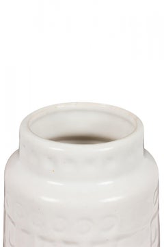 Scheurich Keramik West German White Ceramic Vase