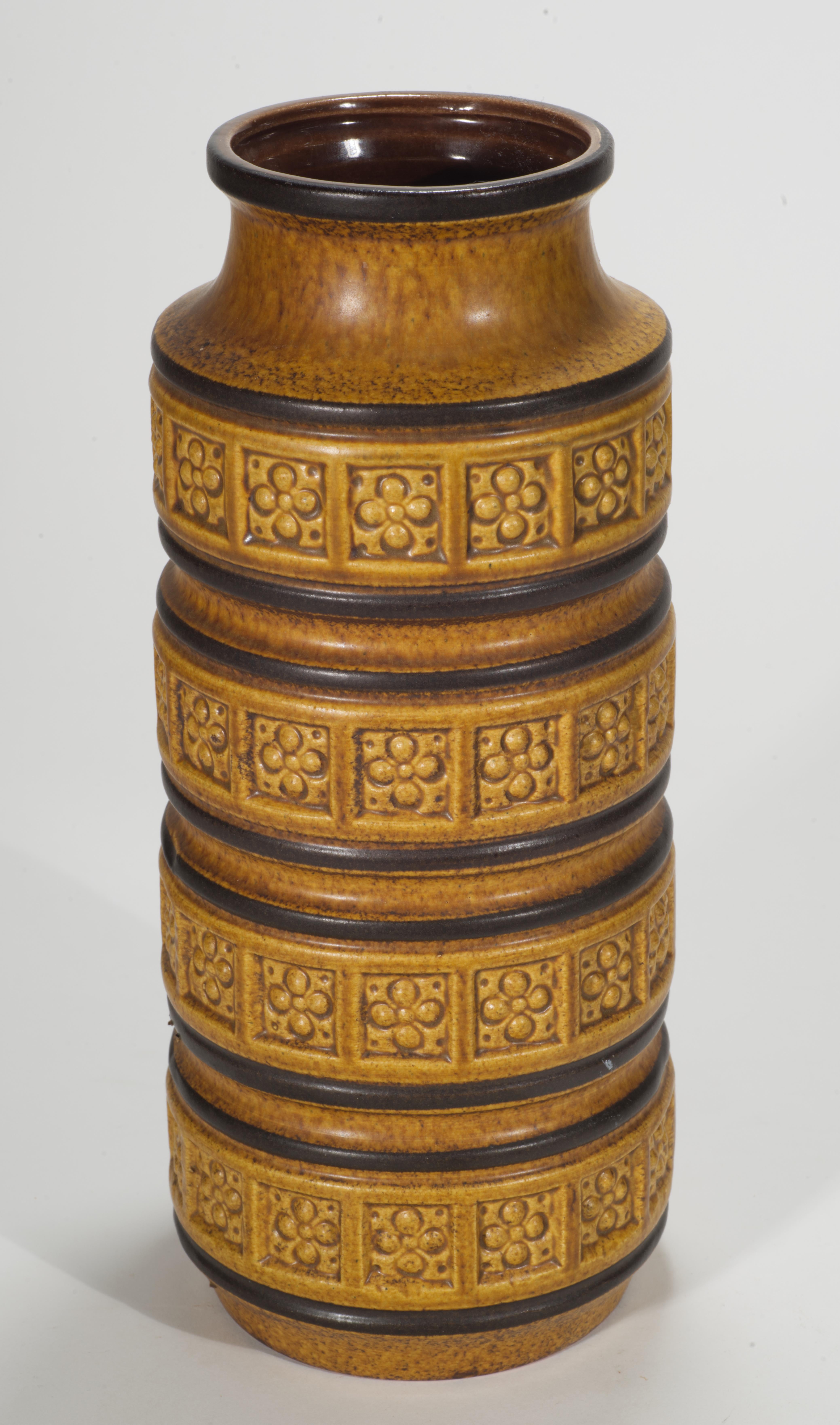 Tedesco Grande vaso di Foligno Scheurich, West German Pottery, anni '70 in vendita