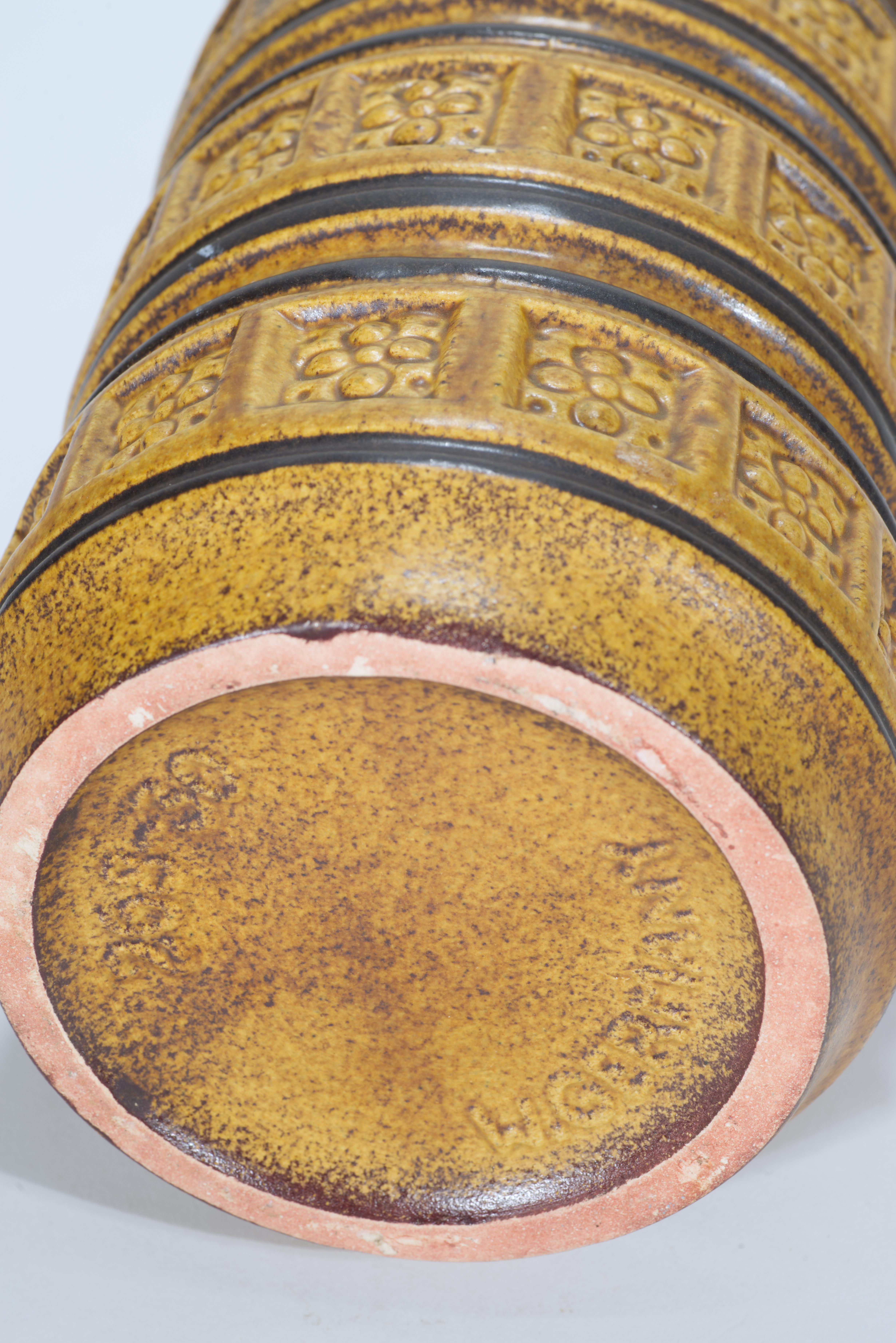 Grande vaso di Foligno Scheurich, West German Pottery, anni '70 In condizioni buone in vendita a Clifton Springs, NY