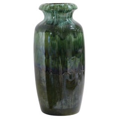 Scheurich Vintage Green Fat Lava Floor Vase