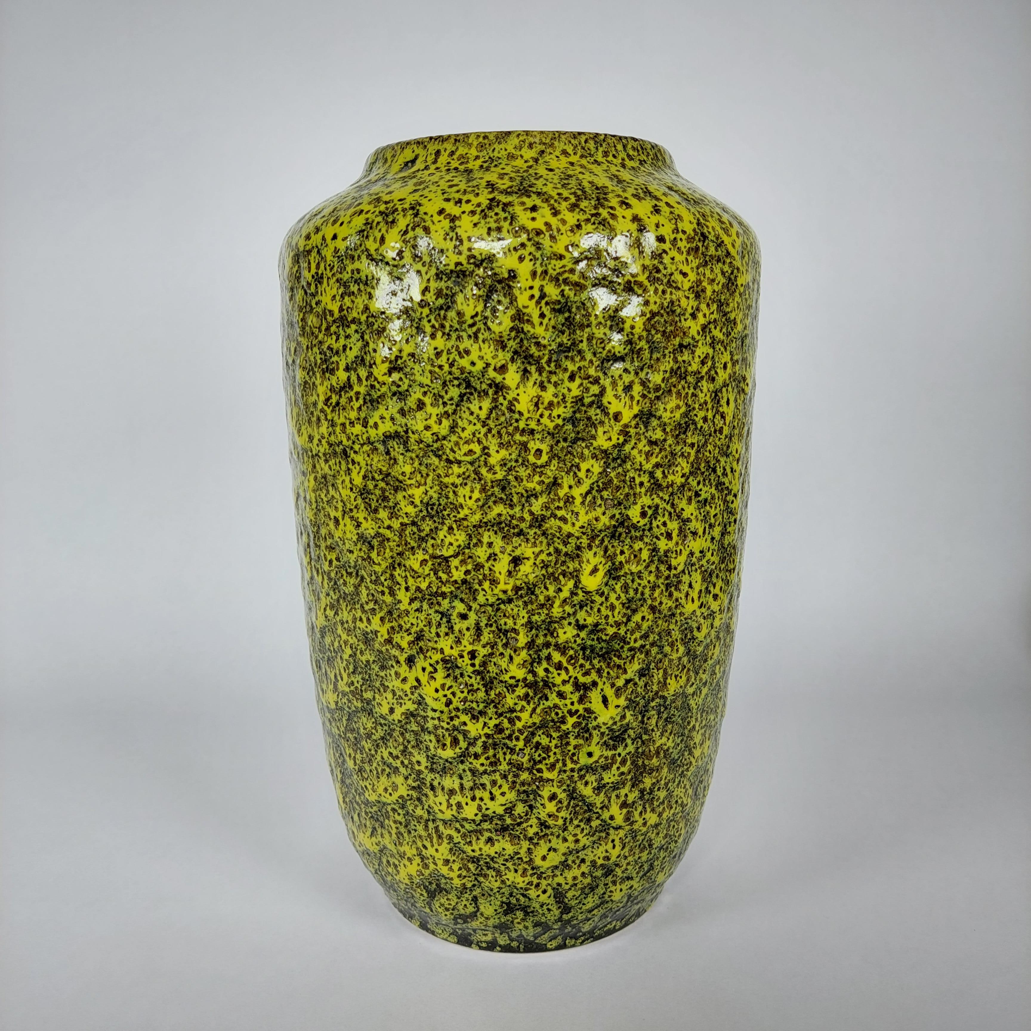 Mid-Century moderno Vaso Scheurich West German Pottery in ceramica grassa anni '70 Nr. 517-30 in vendita