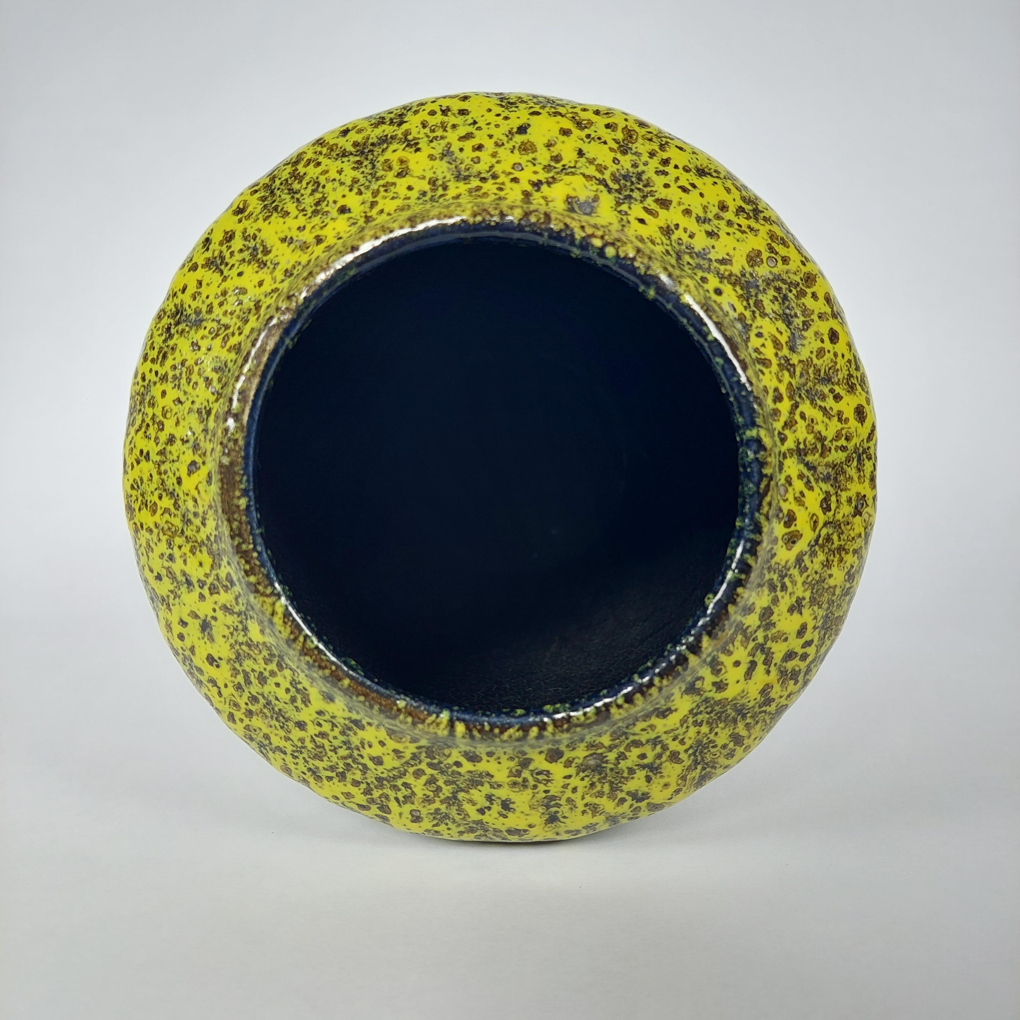 Fine XX secolo Vaso Scheurich West German Pottery in ceramica grassa anni '70 Nr. 517-30 in vendita