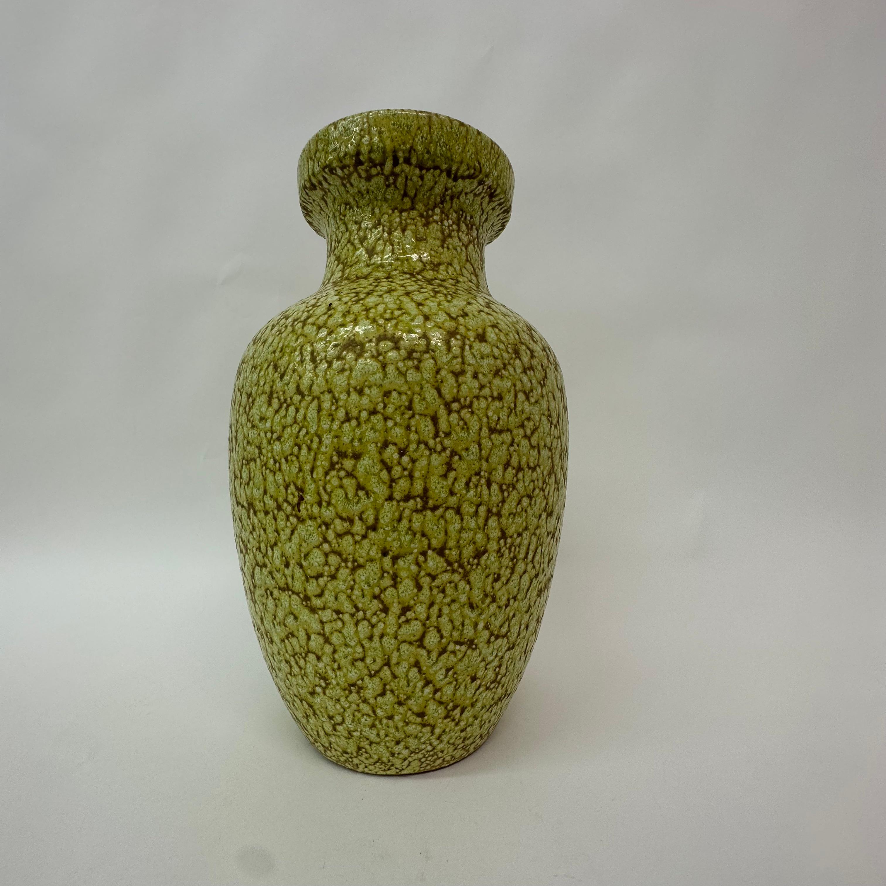 Scheurich West Germany Yellow ceramic 241-47 vase ,  1970's  For Sale 3