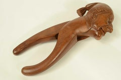 Anthropomorphic carved wooden nutcracker folk crafts from the late 1800s