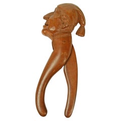 Anthropomorphic carved wooden nutcracker folk crafts from the late 1800s