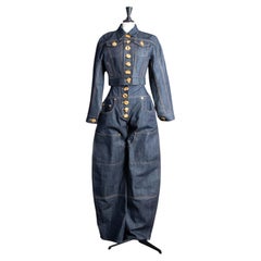 Conjunto "vaquero" Schiaparelli de Daniel Roseberry, Invierno 2023