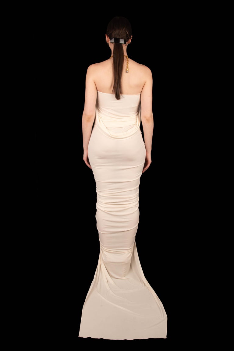 schiaparelli backless dress LONG ASYMMETRICAL BACKLESS DRESS main image 0