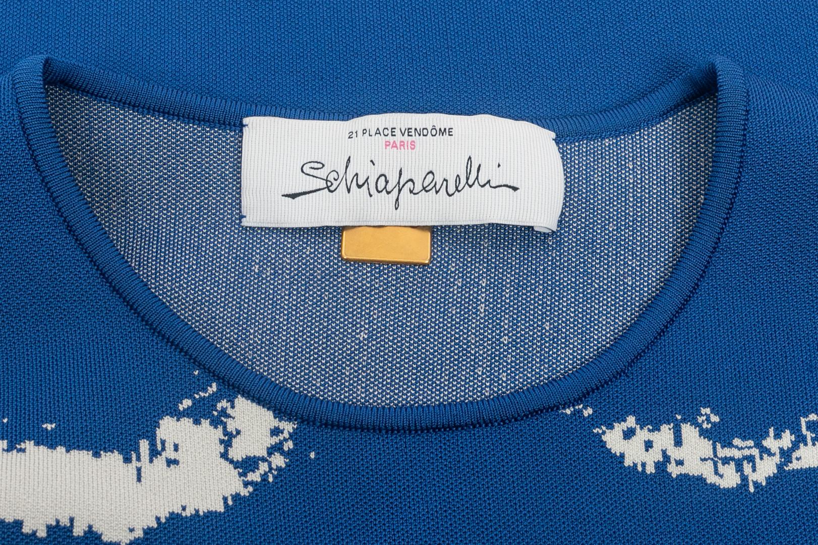 Schiaparelli Kleid 'trompe l'oeil' Sommer 2023 im Angebot 4