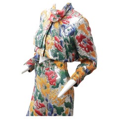 SCHIAPARELLI, 21 Place Vendôme Paris, Floral Sequin Ensemble, S/S 2022
