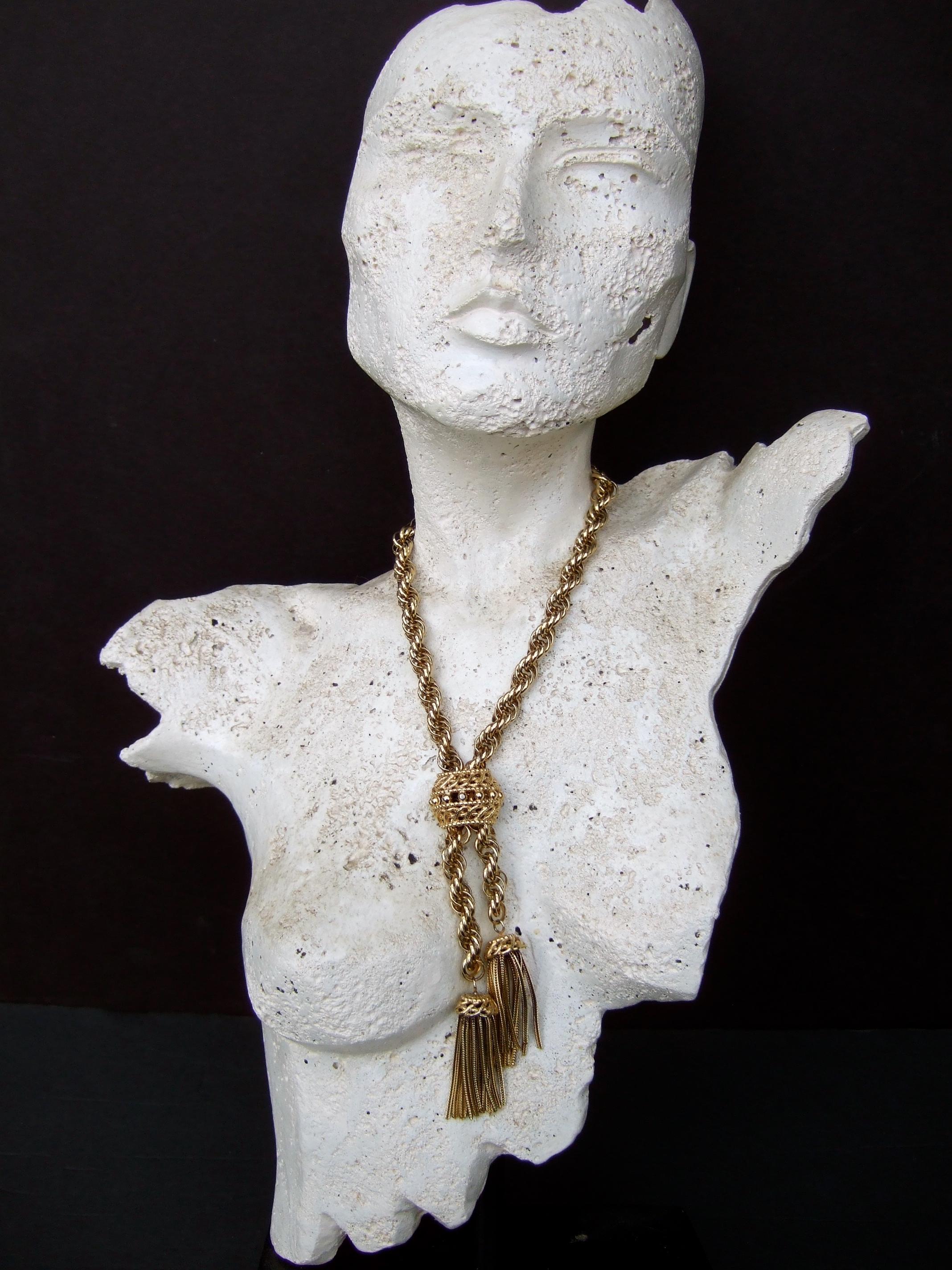 schiaparelli letter necklace