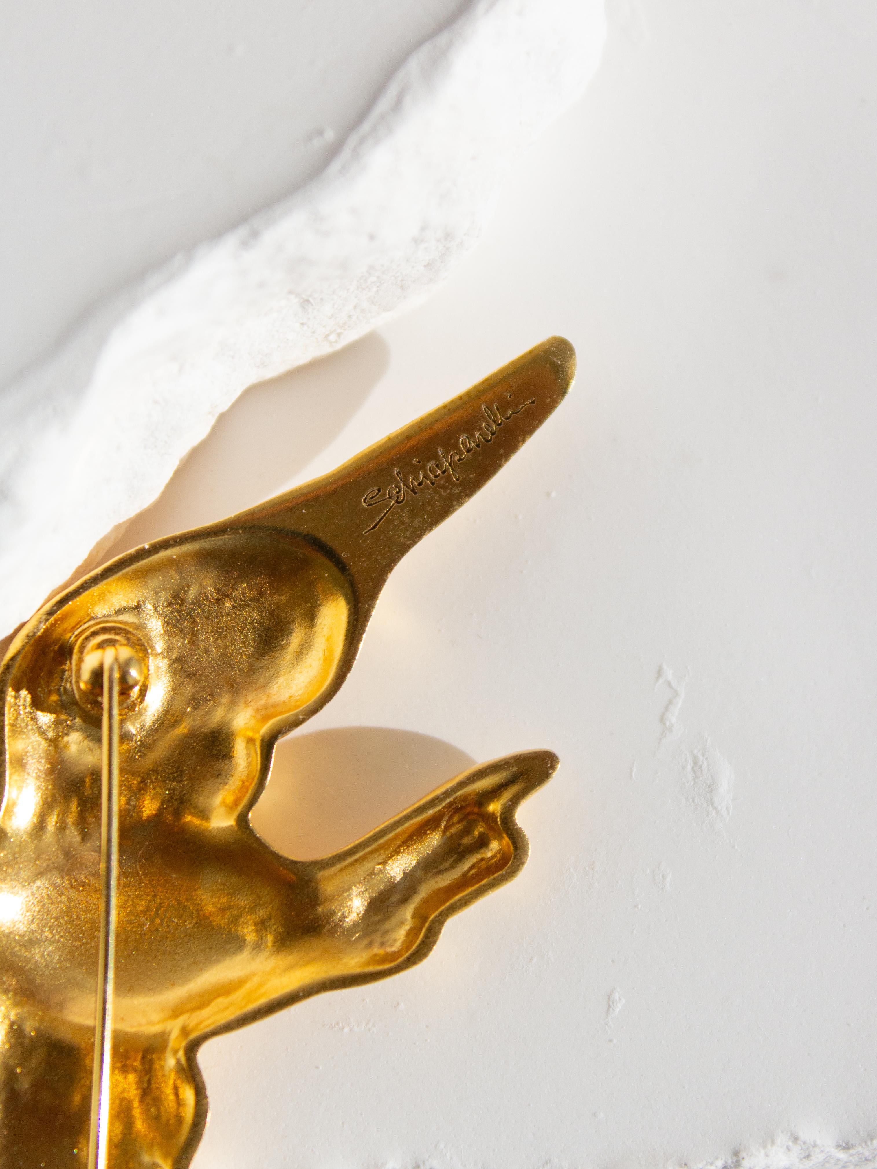 Schiaparelli Gold Dove Lady Gaga Brooch 3