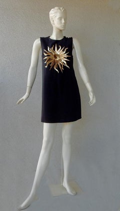 Schiaparelli Iconic Christian Berard "Sunburst" Mini Dress
