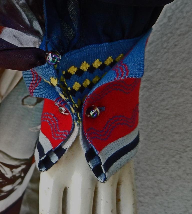 Schiaparelli „Man Ray“ Kleid mit kalten Schultern und Taschentuchsaum  Tragbare Kunst im Angebot 6
