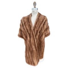 Schiaparelli Mink Shawl Shrug Vintage 1950s Schiaparelli Mink Shawl Shrug Vintage 1950s