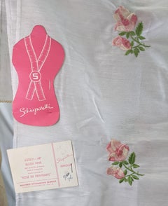 Schiaparelli Sample Fabric "Rose de Printemps"