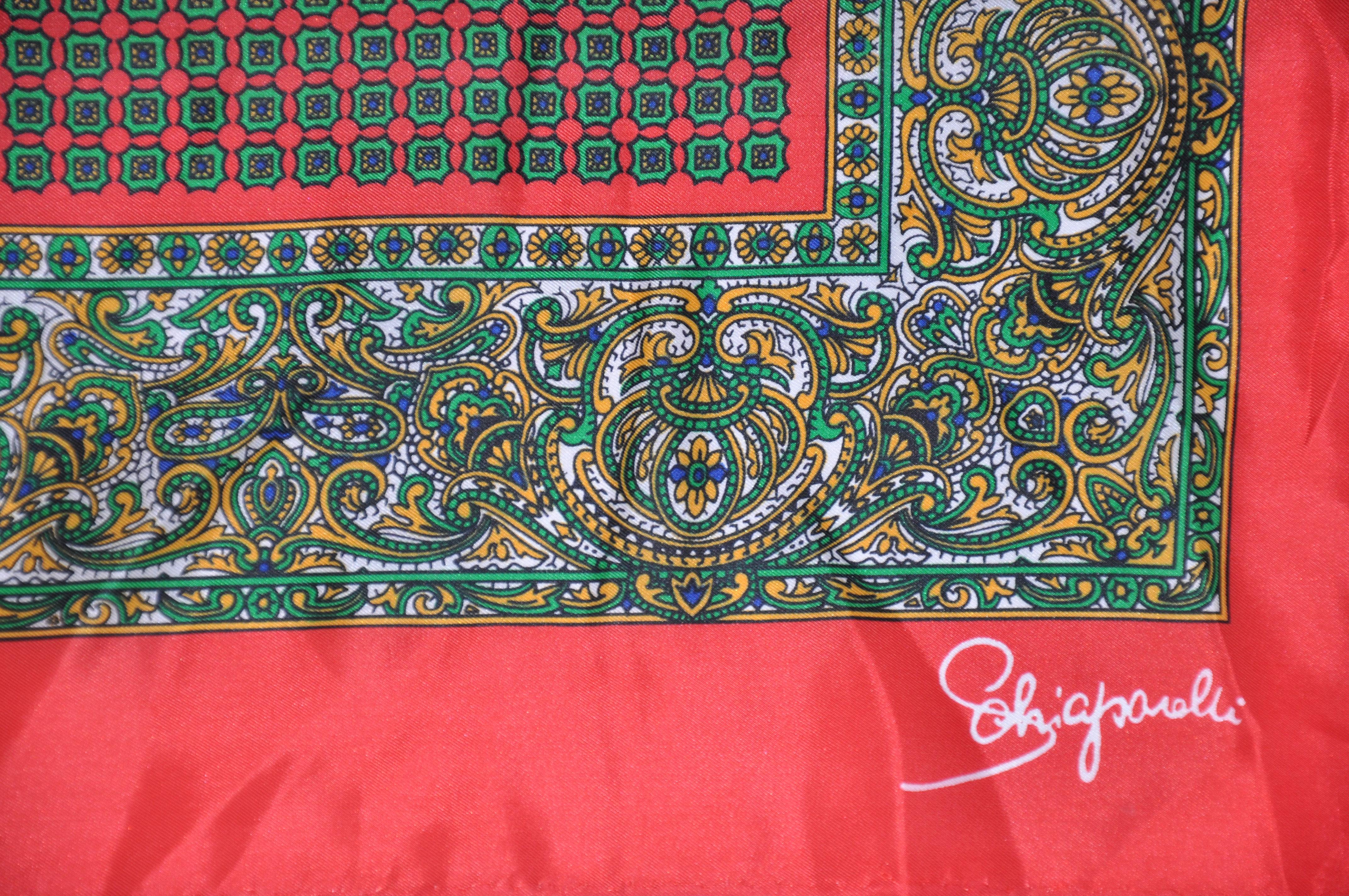 Schiaparelli Signature Red Border 