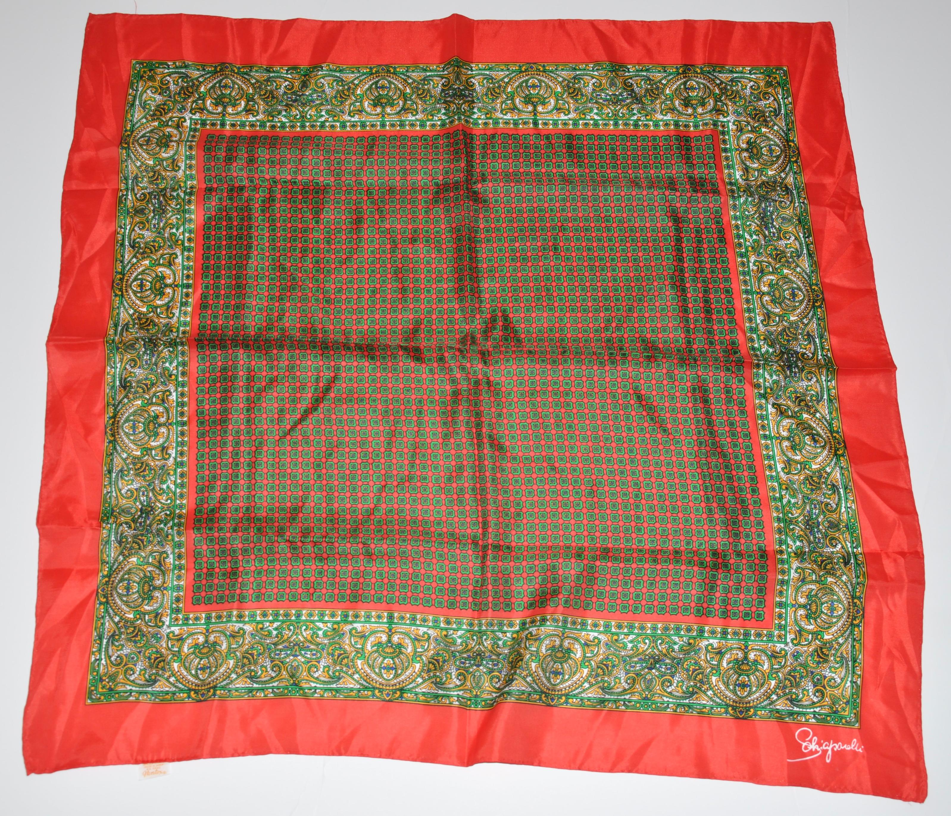 Schiaparelli Signature Red Border 