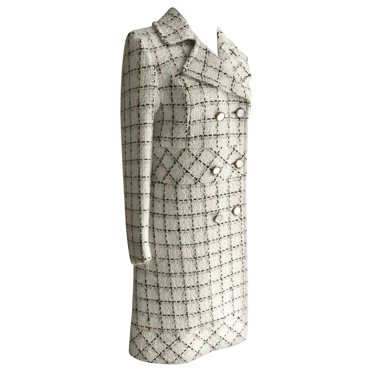 Schiaparelli Tweed Classic Coat For Sale