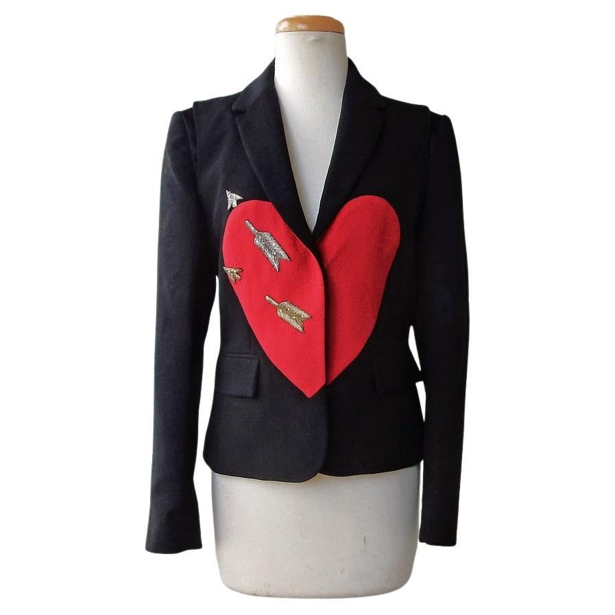 Schiaparelli Valentine Heart w/Arrow dress Jacket New!