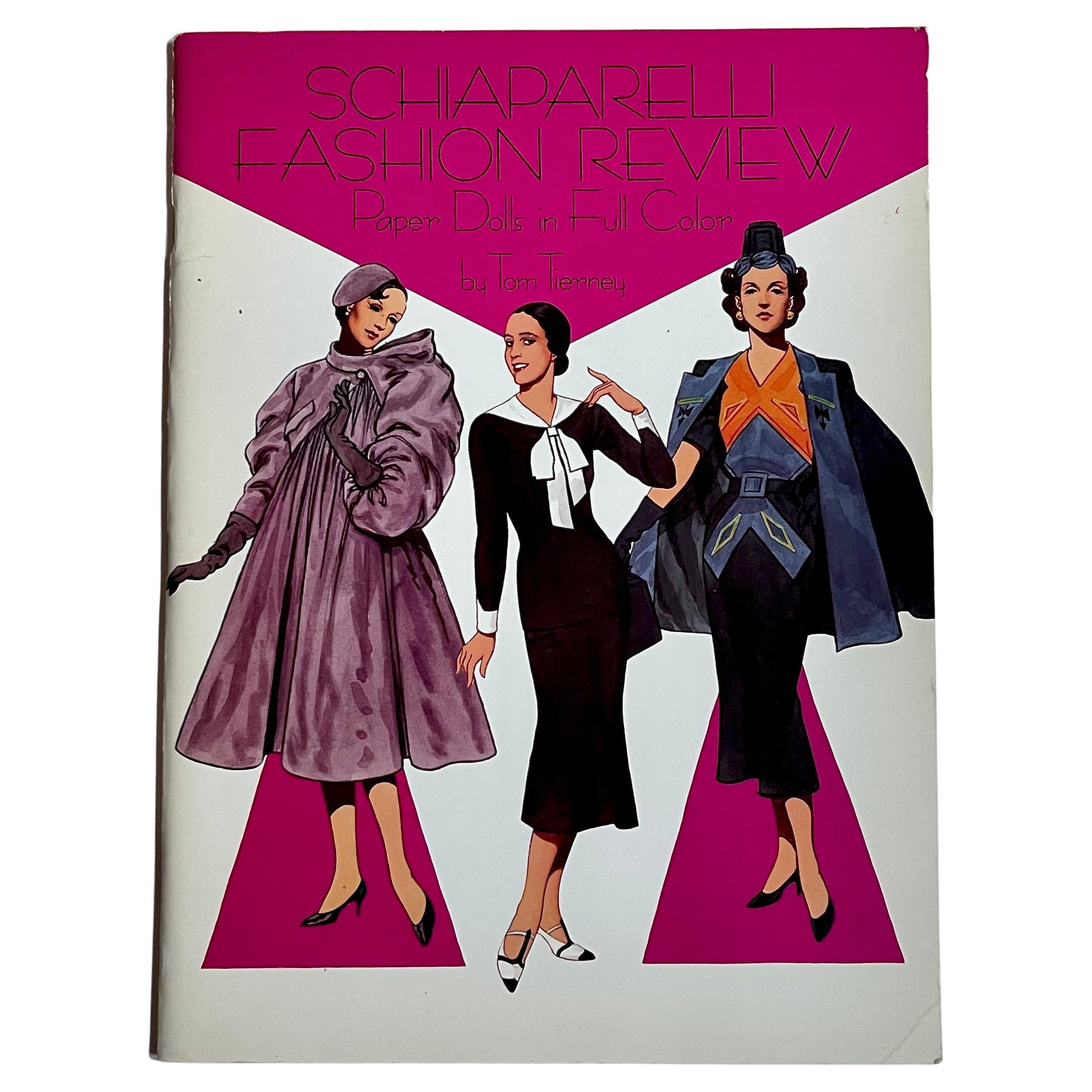 Schiaperelli Fashion Review Paper Dolls in Full Color, 1st Edition 1988 For Sale