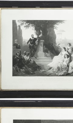 Schiller à la Cour de Weimar' and 'Le Tasse à la Cour de Ferrare' - 19th Century
