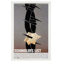 Affiche non encadrée « Schindler's List », 1993